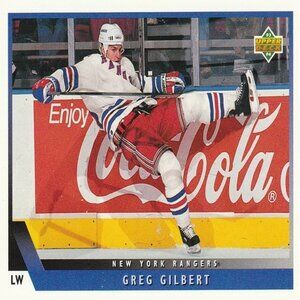 Greg Gilbert - 1993 Upper Deck Hockey Card
